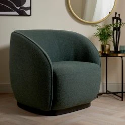 Dunelm Arlo Boucle Accent Chair