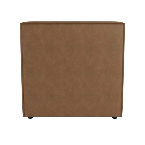 Dunelm Modular Arne Faux Leather Armless Piece - Image 5