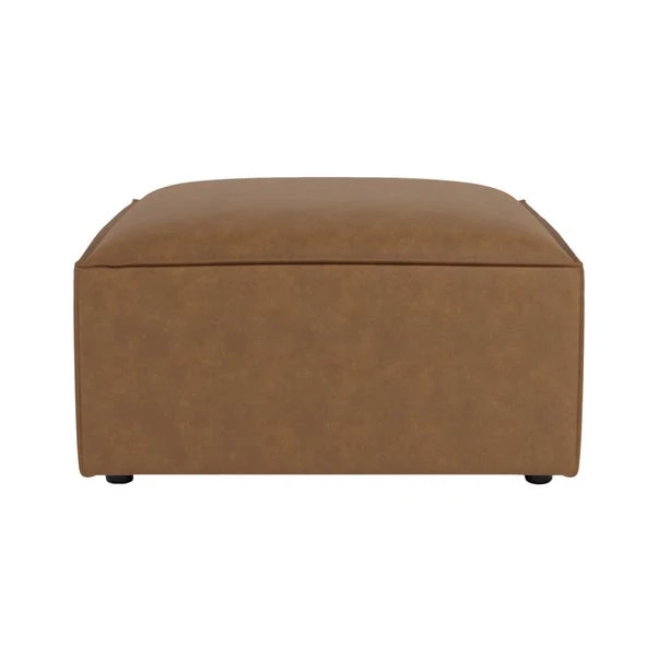 Dunelm Modular Arne Faux Leather Footstool - Image 3
