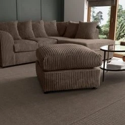 Dunelm Blake Jumbo Cord Footstool