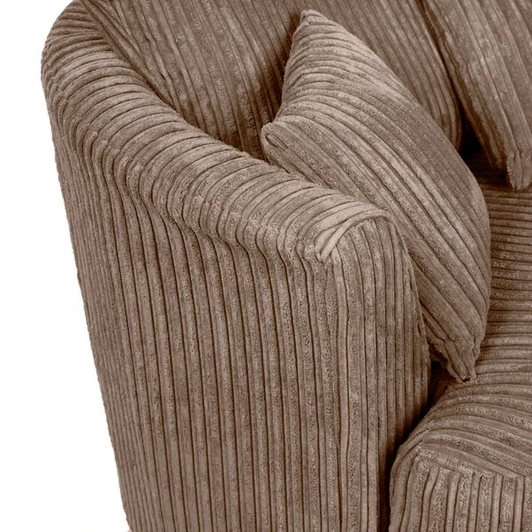 Dunelm Blake Jumbo Cord Swivel Chair - Image 6