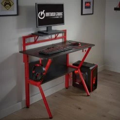 Virtuoso Rogue Red Gaming Desk