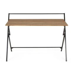 Dunelm Evelyn Rustic Wood Effect Wide Folding Desk 12 Dunelm Evelyn Rustic Wood Effect Wide Folding Desk -House of Reeves store 30755603 alt04