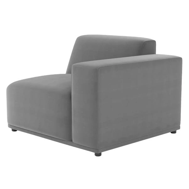 Dunelm Modular Cruz Velvet Right Hand Seat - Image 2