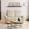 Dunelm Monte Distressed Faux Leather Reclining 2 Seater Sofa -House of Reeves store 30762283
