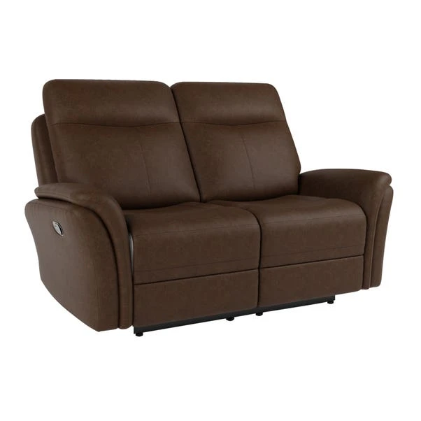 Dunelm Monte Faux Suede Reclining 2 Seater Sofa - Image 3