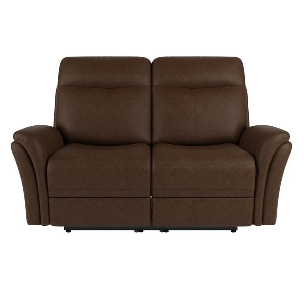 Dunelm Monte Faux Suede Reclining 2 Seater Sofa - Image 4