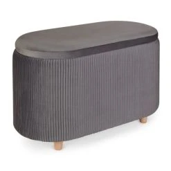 Dunelm Florence Velvet Ottoman 13 Dunelm Florence Velvet Ottoman -House of Reeves store 30763745 alt05