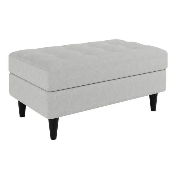 Dunelm Zoe Boucle Storage Footstool - Image 2