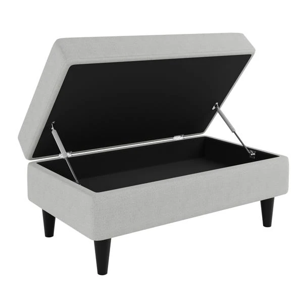 Dunelm Zoe Boucle Storage Footstool - Image 6