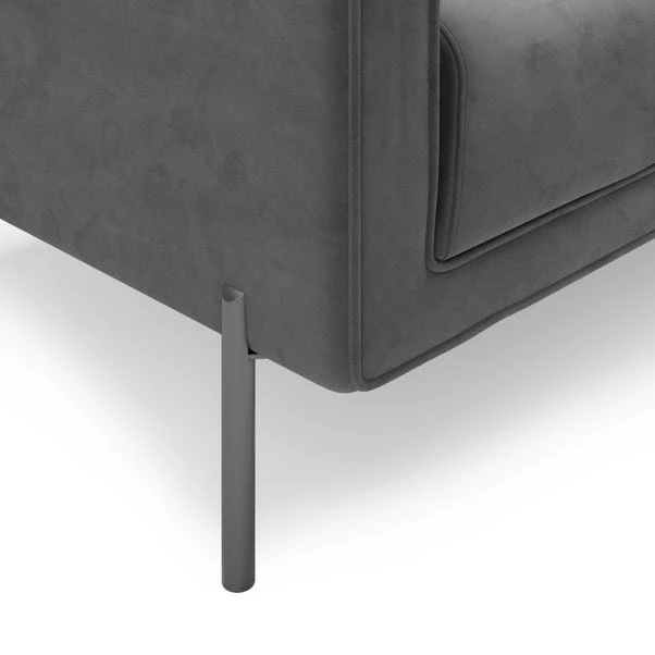 Dunelm Bellamy Luxe Velvet Right Hand Corner Chaise - Image 6