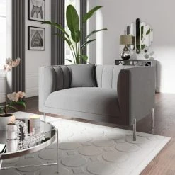 Dunelm Bellamy Luxe Velvet Snuggle Chair