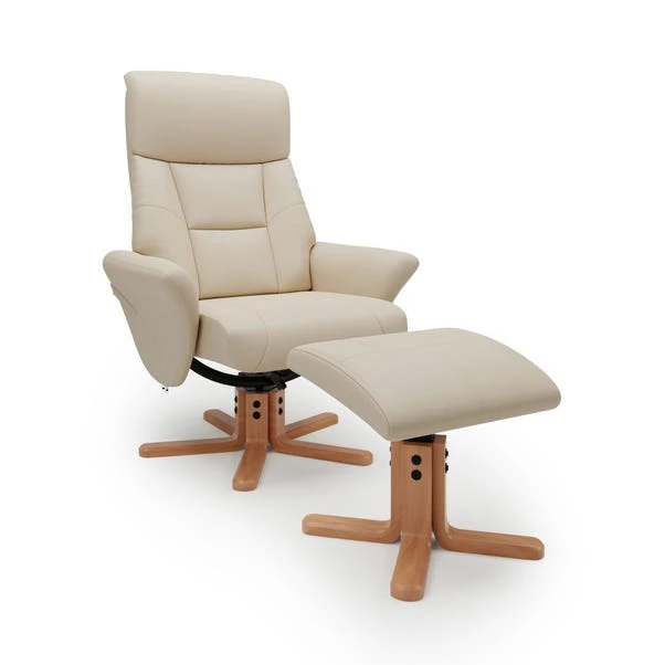 Dunelm Whitham Faux Leather Swivel Chair - Image 3