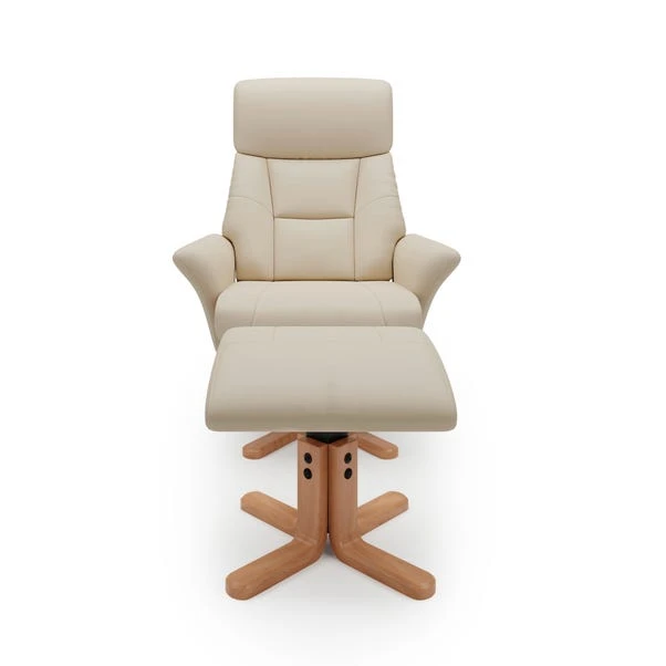 Dunelm Whitham Faux Leather Swivel Chair - Image 6
