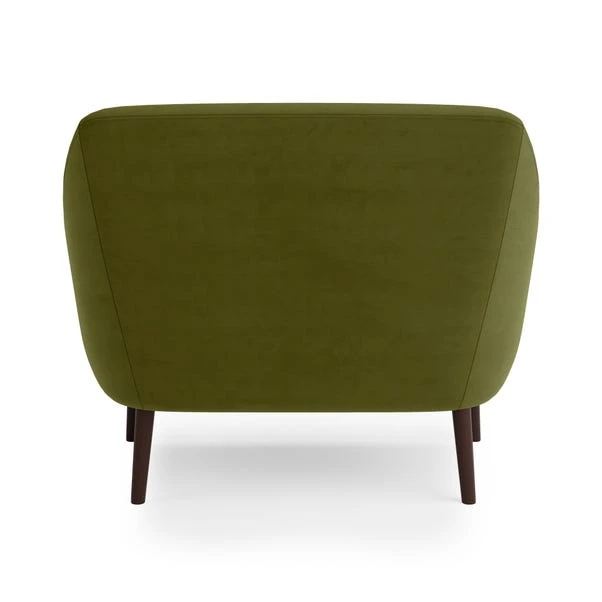 Dunelm Eddie Velvet Large Armchair - Image 5