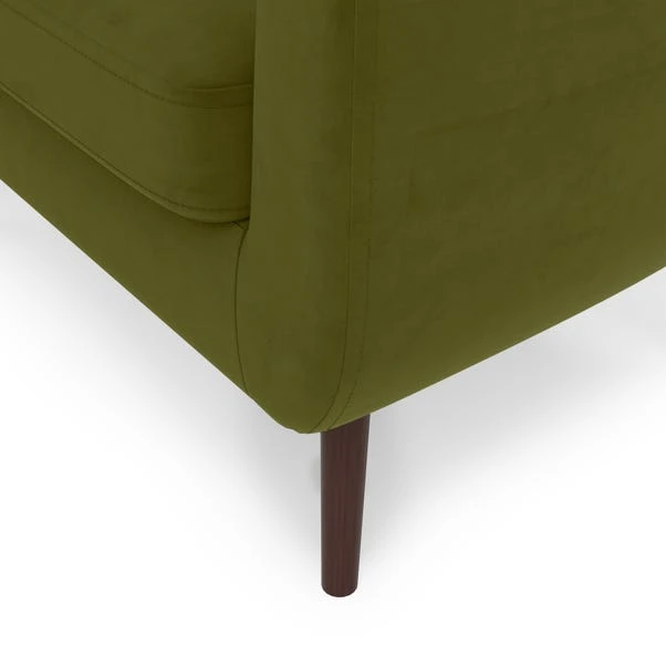 Dunelm Eddie Velvet Large Armchair - Image 6