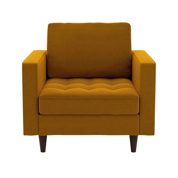 Dunelm Zoe Velvet Armchair - Image 2