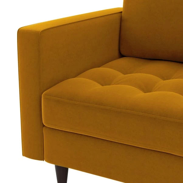 Dunelm Zoe Velvet Armchair - Image 5