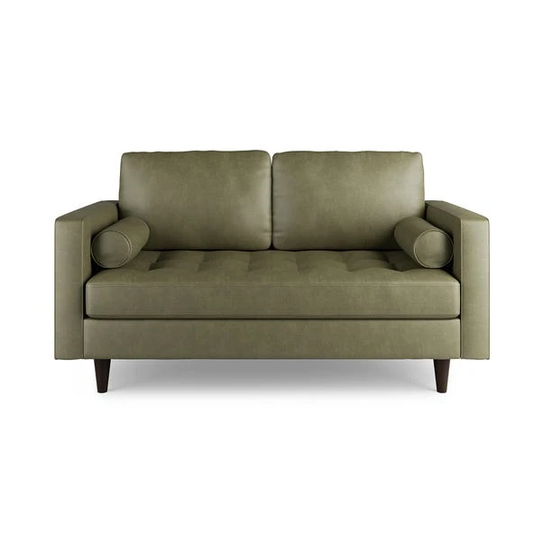 Dunelm Zoe Faux Leather 2 Seater Sofa - Image 3
