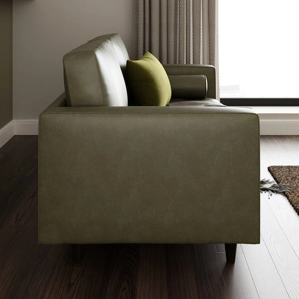 Dunelm Zoe Faux Leather 2 Seater Sofa - Image 4