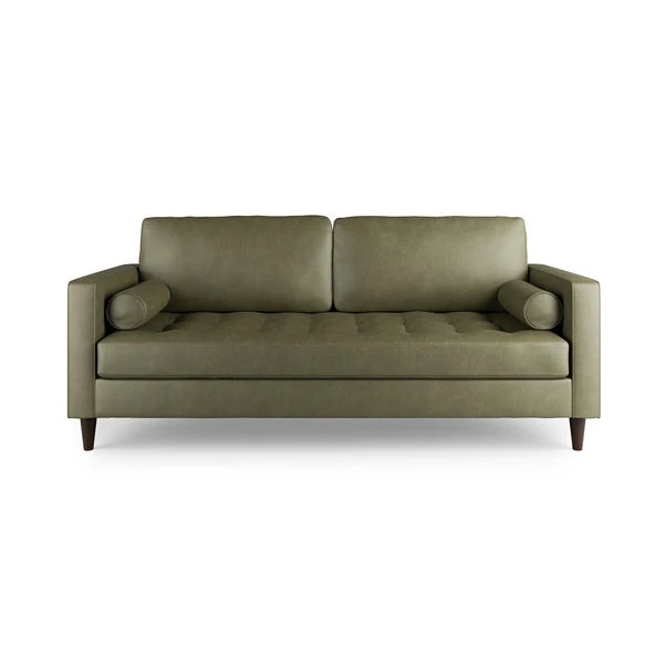 Dunelm Zoe Faux Leather 3 Seater Sofa - Image 3