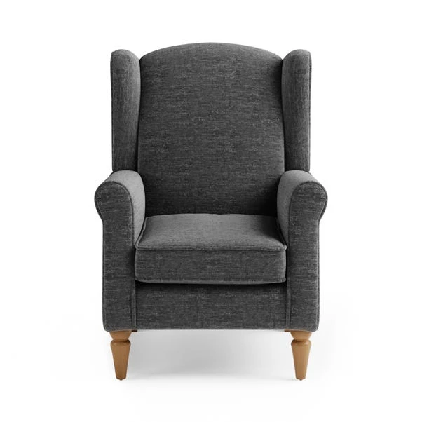 Dunelm Oswald Self Assembly Chenille Chair 5 Dunelm Oswald Self Assembly Chenille Chair - Image 3