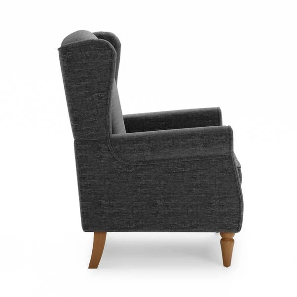 Dunelm Oswald Self Assembly Chenille Chair 6 Dunelm Oswald Self Assembly Chenille Chair - Image 4