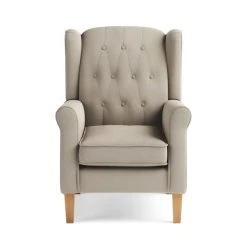 Dunelm Oswald Button Back Faux Wool Wingback Armchair -House of Reeves store 30766640 alt03