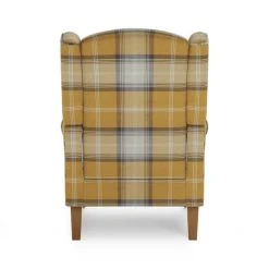 Dunelm Oswald Check Wingback Armchair -House of Reeves store 30766644 alt05