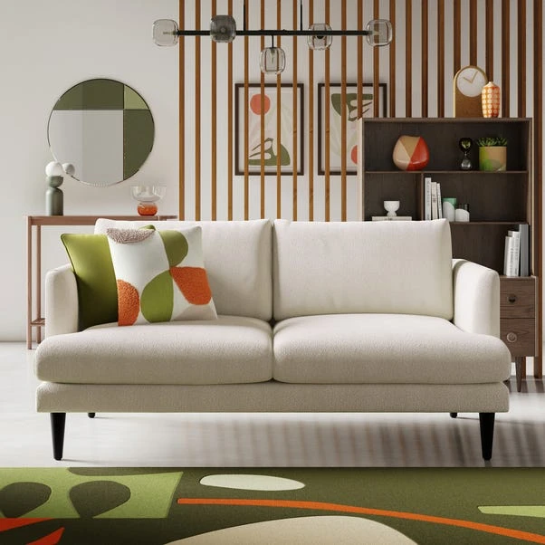 Dunelm Reuben Tonal Boucle 2 Seater Sofa 3 Dunelm Reuben Tonal Boucle 2 Seater Sofa