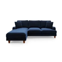 Dunelm Beatrice Matte Velvet Left Hand Corner Chaise 10 Dunelm Beatrice Matte Velvet Left Hand Corner Chaise -House of Reeves store 30767107 alt02