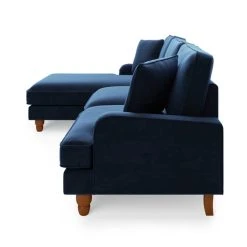 Dunelm Beatrice Matte Velvet Left Hand Corner Chaise 11 Dunelm Beatrice Matte Velvet Left Hand Corner Chaise -House of Reeves store 30767107 alt03