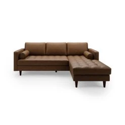 Dunelm Zoe Faux Leather Right Hand Corner Sofa -House of Reeves store 30767155 alt02