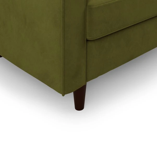 Dunelm Zoe Velvet Right Hand Corner Sofa - Image 6