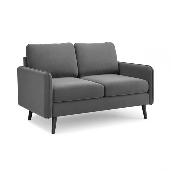 Dunelm Milton Velvet 2 Seater Sofa In A Box - Image 2