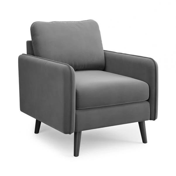 Dunelm Milton Velvet Armchair In A Box 4 Dunelm Milton Velvet Armchair In A Box - Image 2