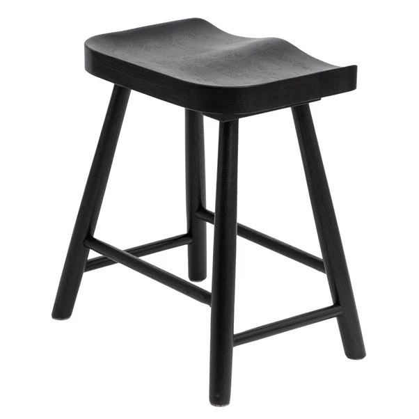 Dunelm Loxwood Oak Stool - Image 4