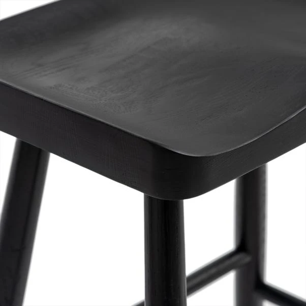 Dunelm Loxwood Oak Stool - Image 6