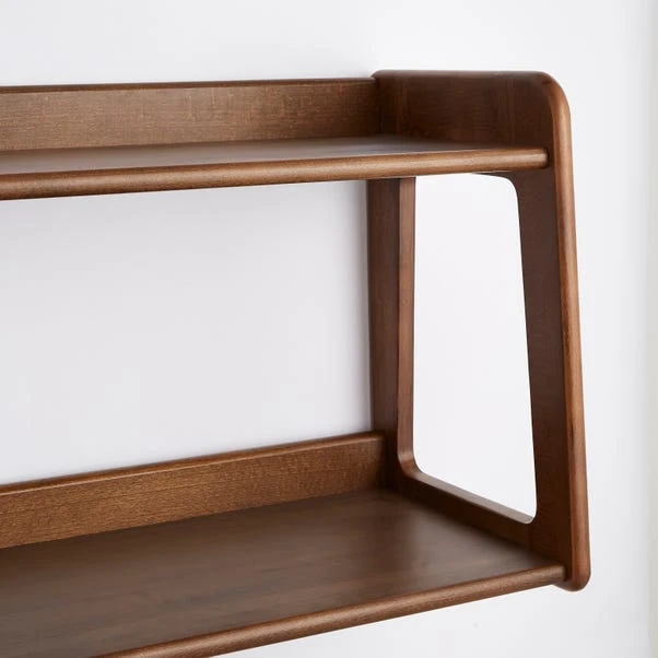 Dunelm Elements Beechwood Wall Shelving Unit 4 Dunelm Elements Beechwood Wall Shelving Unit - Image 2