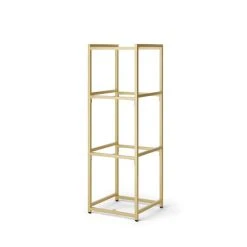 Dunelm Modular 4 Shelf Gold Frame Component