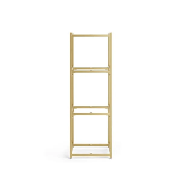 Dunelm Modular 4 Shelf Gold Frame Component 4 Dunelm Modular 4 Shelf Gold Frame Component - Image 2