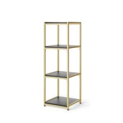 Dunelm Modular 4 Shelf Gold Frame Component 9 Dunelm Modular 4 Shelf Gold Frame Component -House of Reeves store 30769874 alt03
