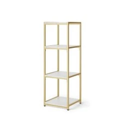 Dunelm Modular 4 Shelf Gold Frame Component 11 Dunelm Modular 4 Shelf Gold Frame Component -House of Reeves store 30769874 alt05