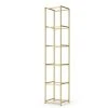 Dunelm Modular 6 Shelf Gold Frame Component
