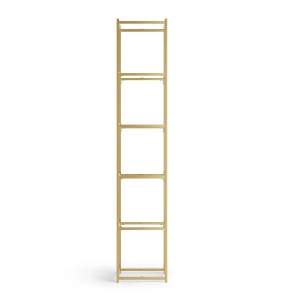 Dunelm Modular 6 Shelf Gold Frame Component - Image 2