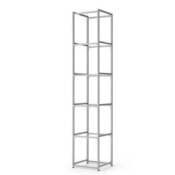 Dunelm Modular 6 Shelf Silver Frame Component