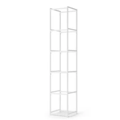 Dunelm Modular 6 Shelf White Frame Component
