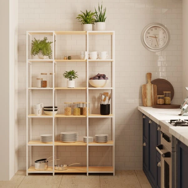 Dunelm Modular Light Oak 120cm Wooden Shelf Panel Component 6 Dunelm Modular Light Oak 120cm Wooden Shelf Panel Component - Image 4