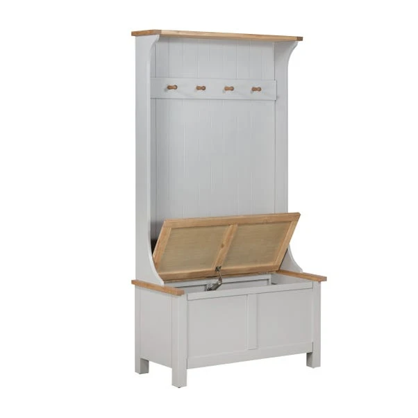 Dunelm Bromley Grey Hallway Tall Unit - Image 4