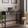 Dunelm Delphi Black Desk -House of Reeves store 30775921